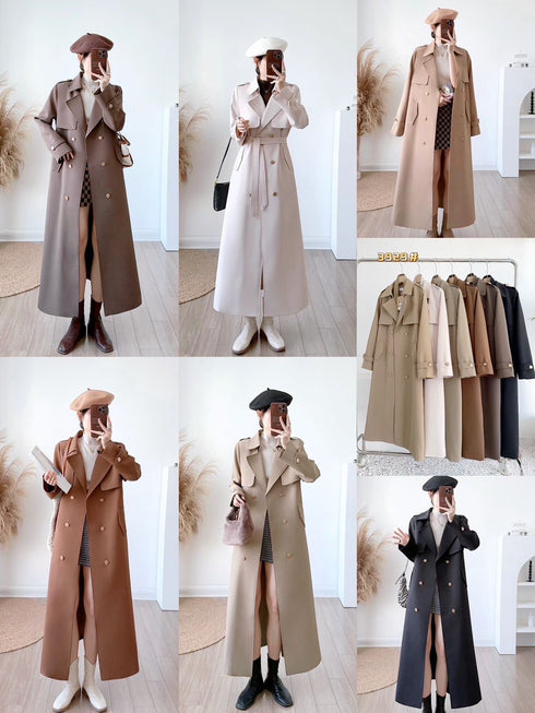 Women Winter Trendy Long Trench Coat